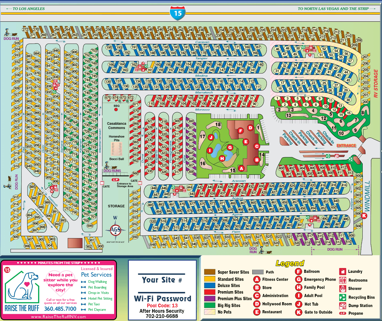 Las Vegas Rv Parks Map Bab Gertrude