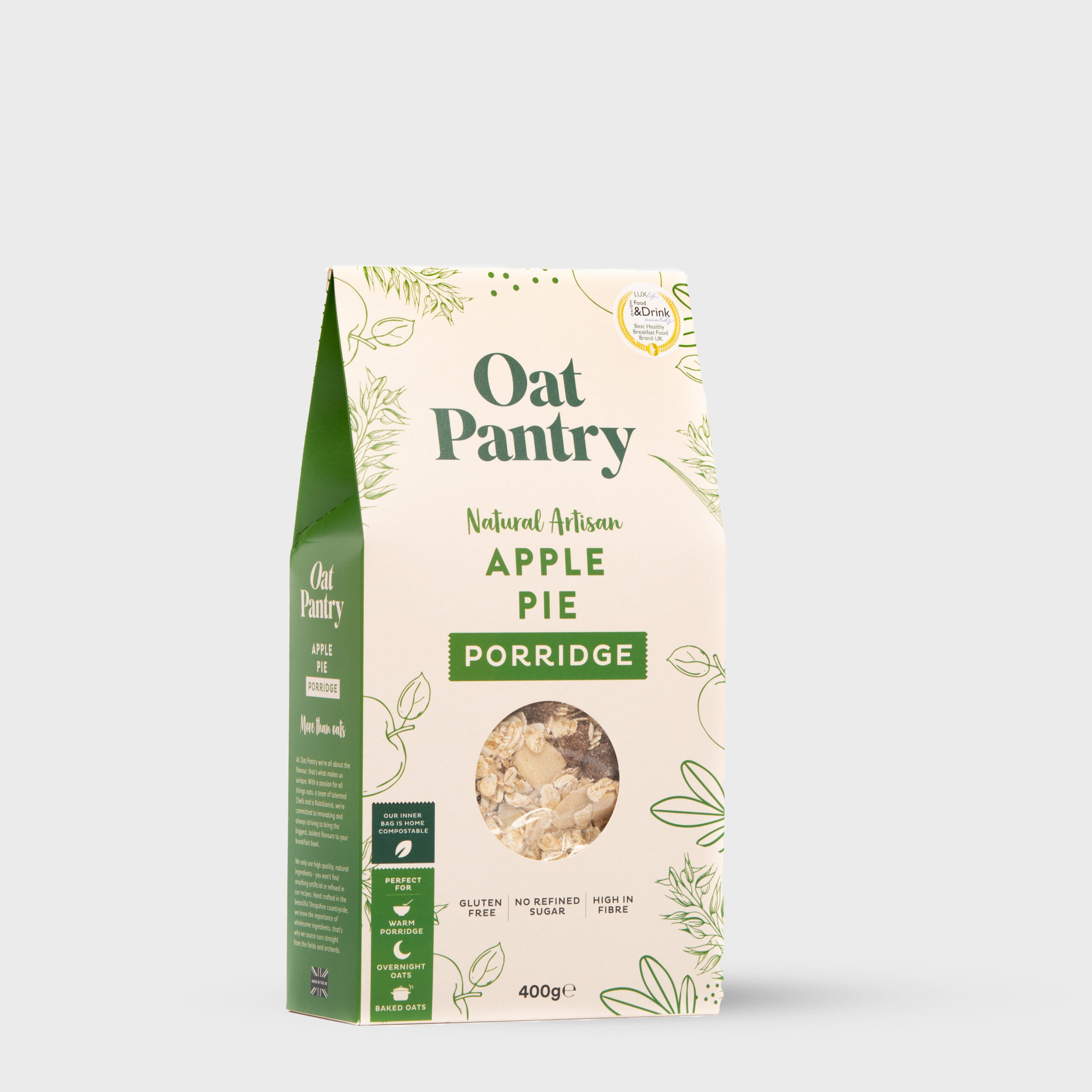 Oat Pantry Apple Pie Porridge 400g Oat Pantry