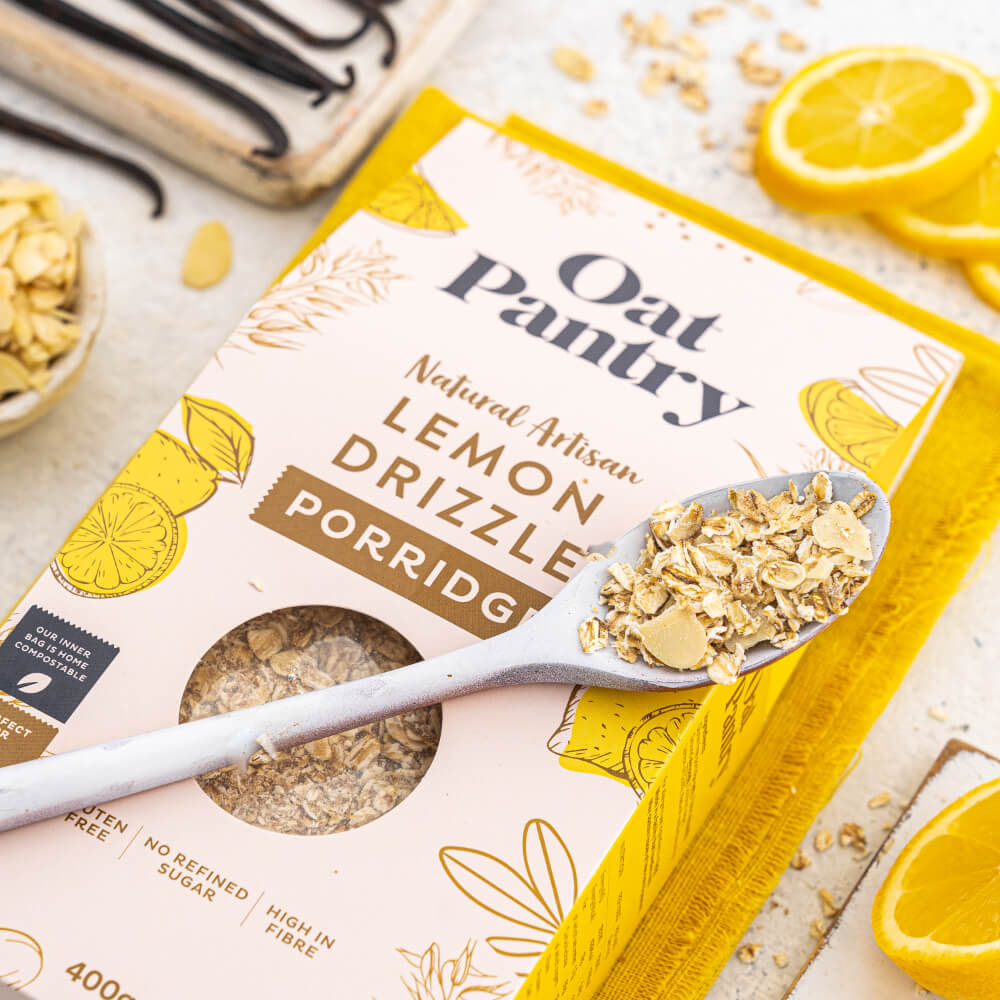 Oat Pantry Lemon Drizzle Porridge 400g Oat Pantry
