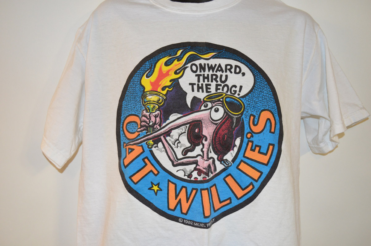 Round Design TShirt (Short Sleeve White) Oat Willie's Campaign