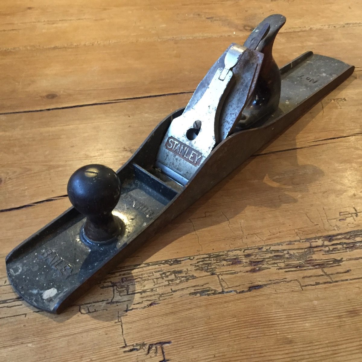 Vintage Stanley Bailey No.7 Jointer Plane (USA) OatWood Vintage Hand