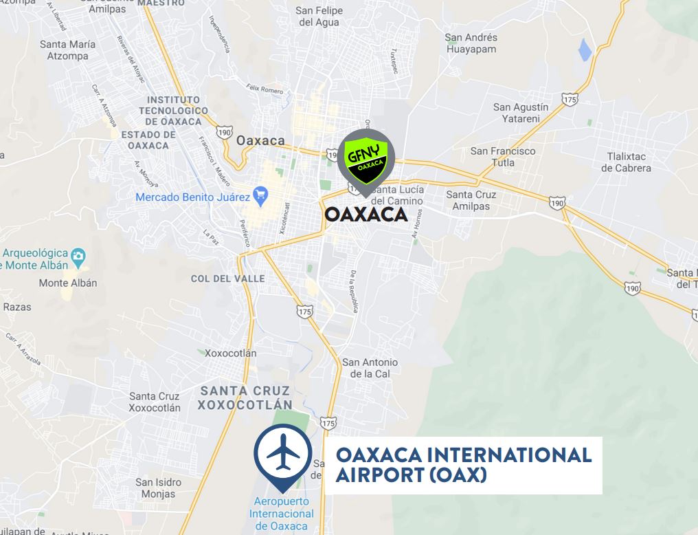 Cómo llegar GFNY Oaxaca