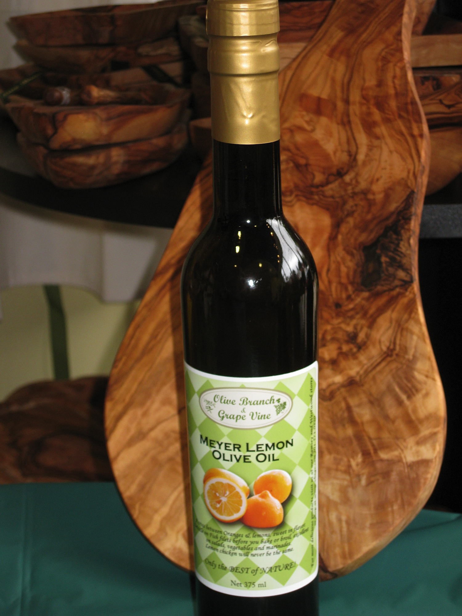 Meyer Lemon infused Olive Oil Olive Branch & Grape Vine