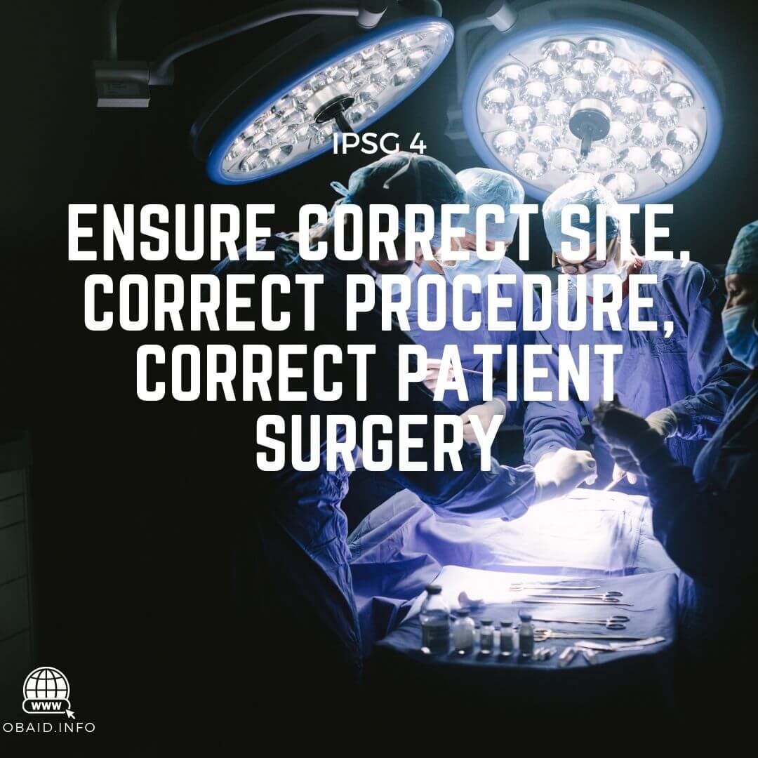 6 IPSG International Patient Safety Goals The Discreet Pharmacist