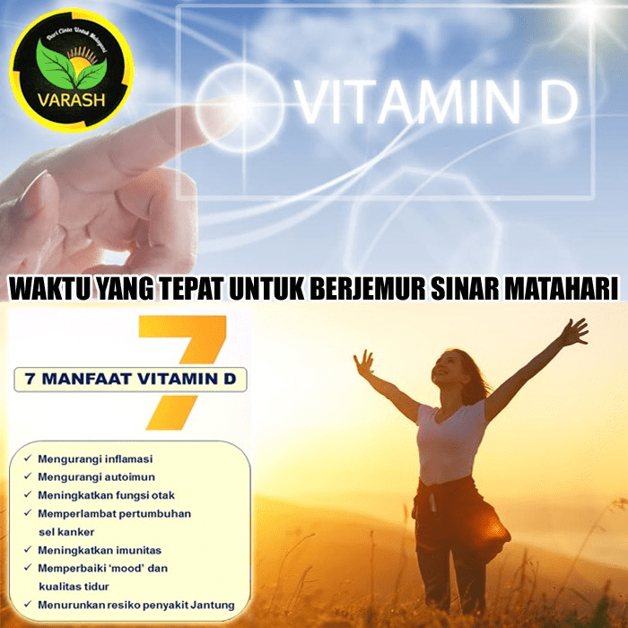 WAKTU YANG TEPAT UNTUK BERJEMUR SINAR MATAHARI Varash