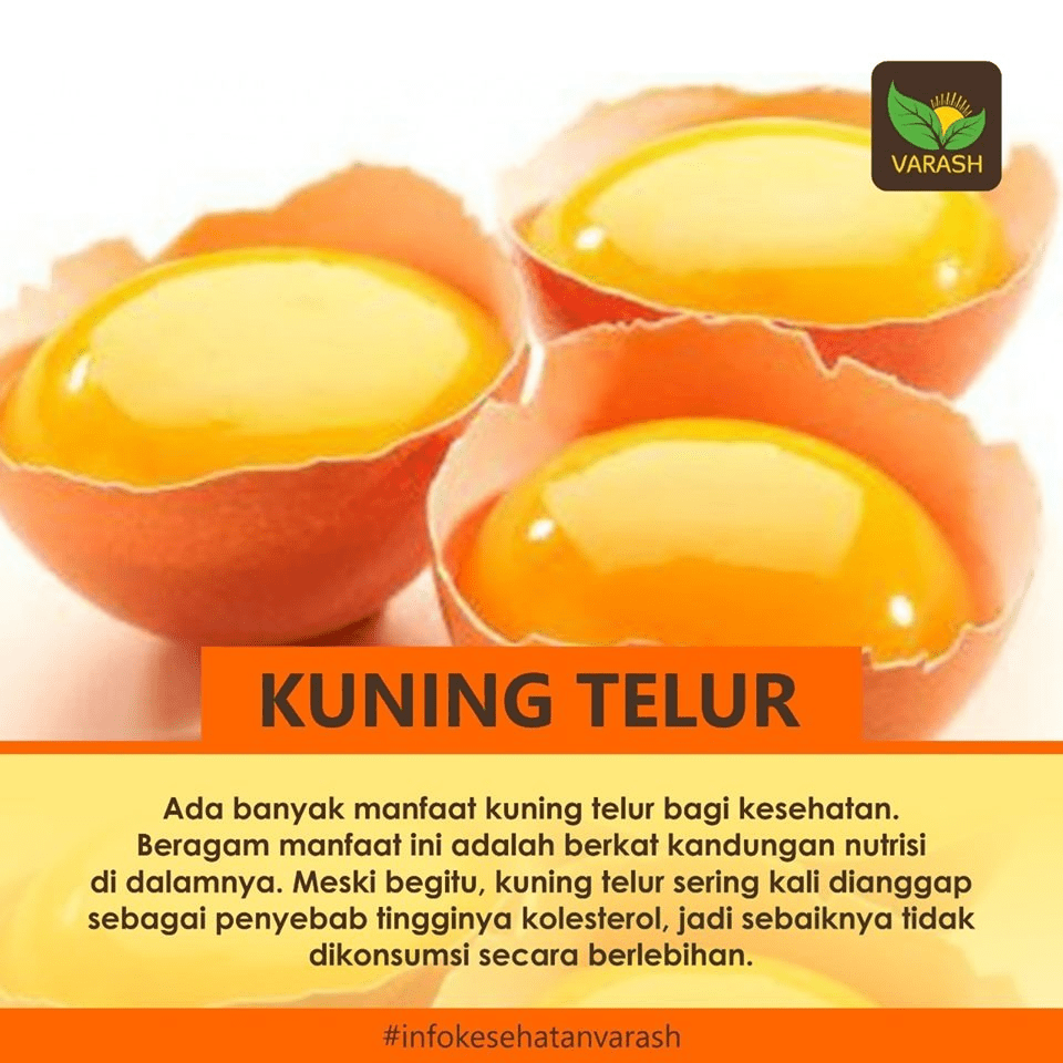 Manfaat Kuning Telur Bagi Kesehatan Varash