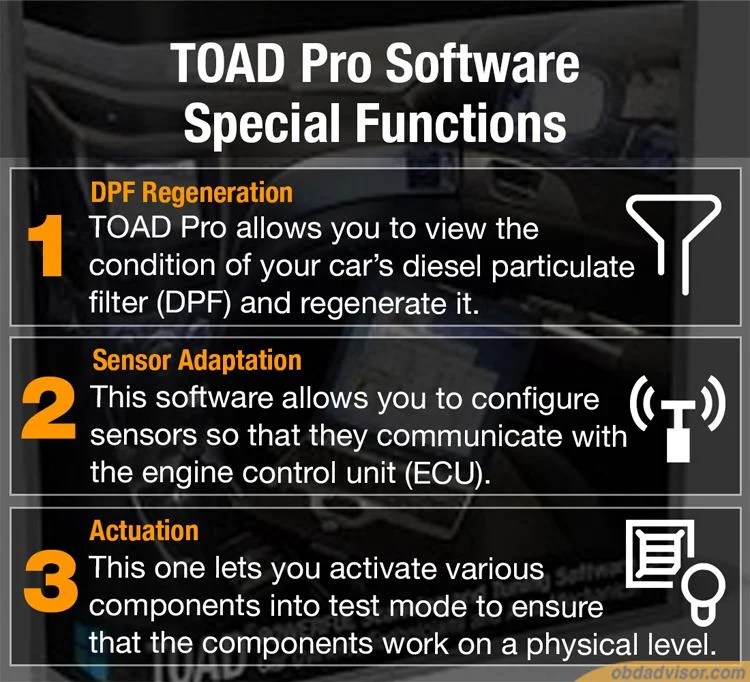 TOAD Pro Perfect OBD2 Programming Software For Laptop OBD Advisor