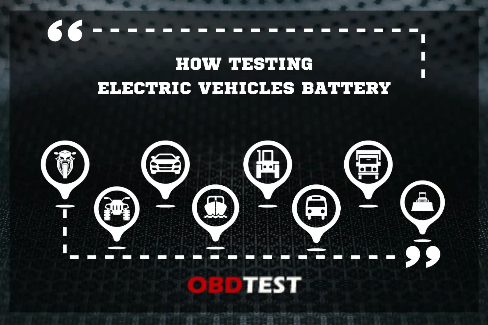 OBDTEST/How testing electric vehicles battery
