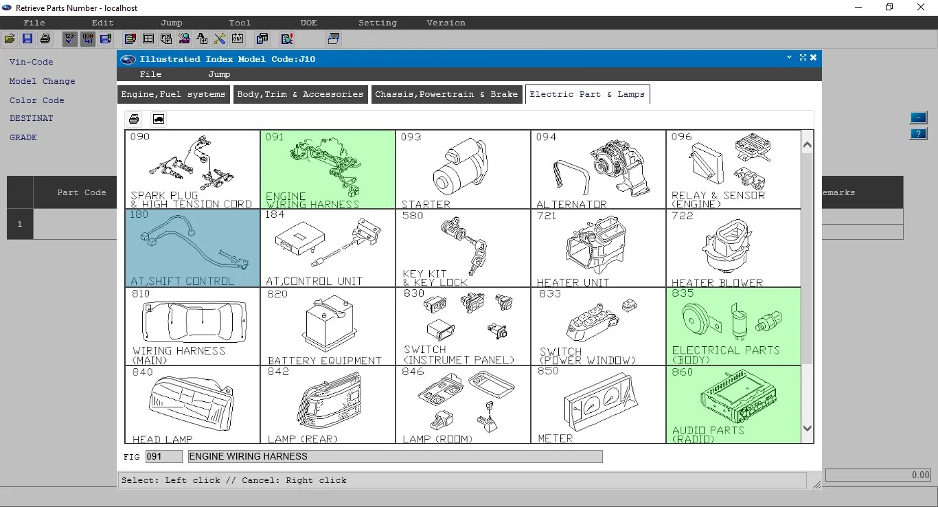 Subaru Fast 3 Europe Electronic Parts Catalog OBDTotal