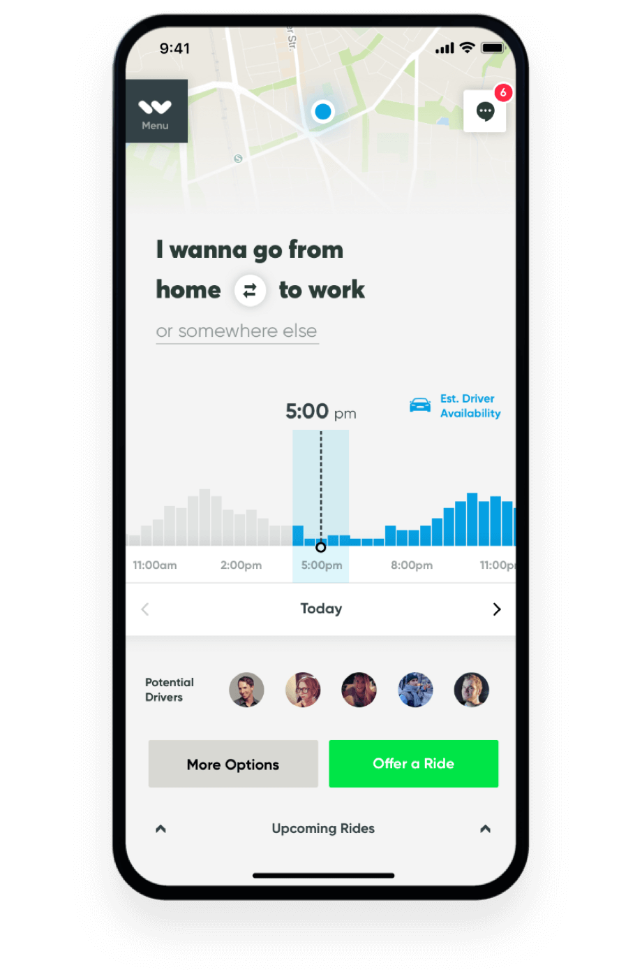 Wunder Carpool App Redesign Bureau Oberhaeuser