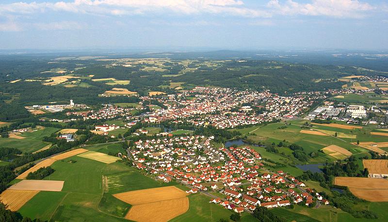 Auerbach, Luftbild Oberpfalz, Laumer