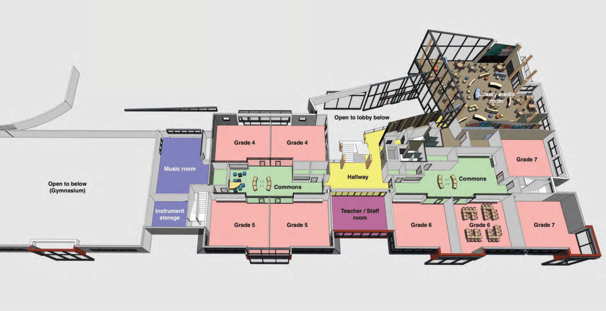 St Francis de Sales Elementary School Oberto Oberti Architecture and