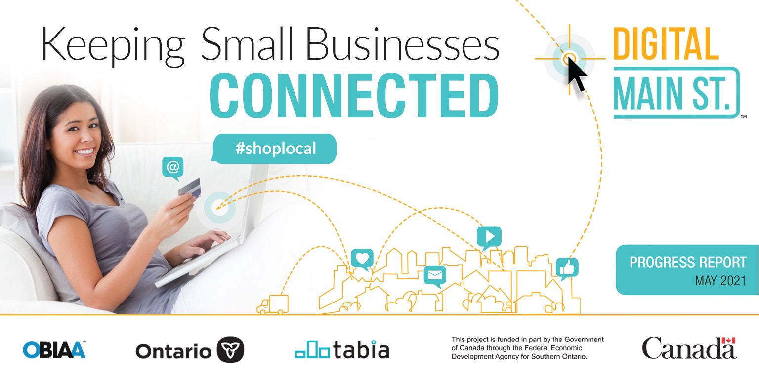 May 2021 Digital Main Street Progress Report Media Release OBIAA