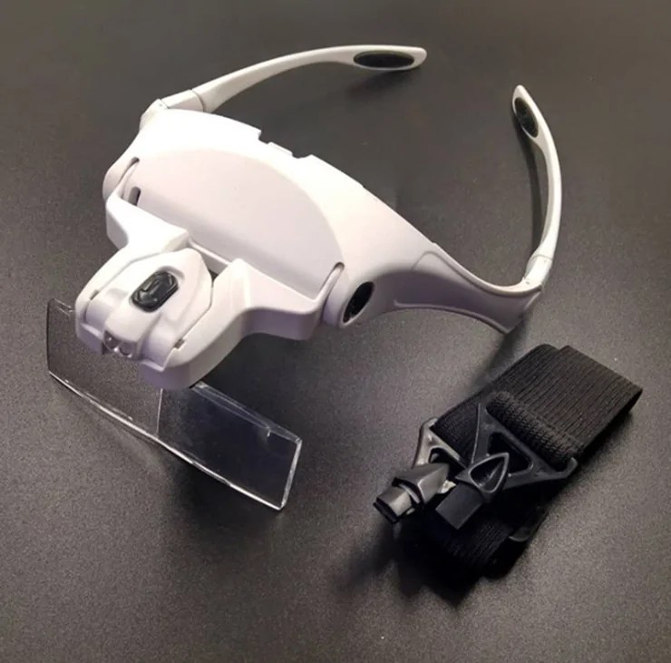 Loupe de précision et lampe LED