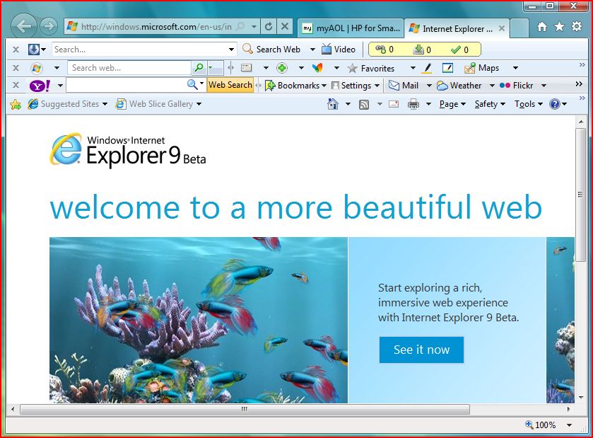 Download Explorer 9 Beta for Windows now available Windows
