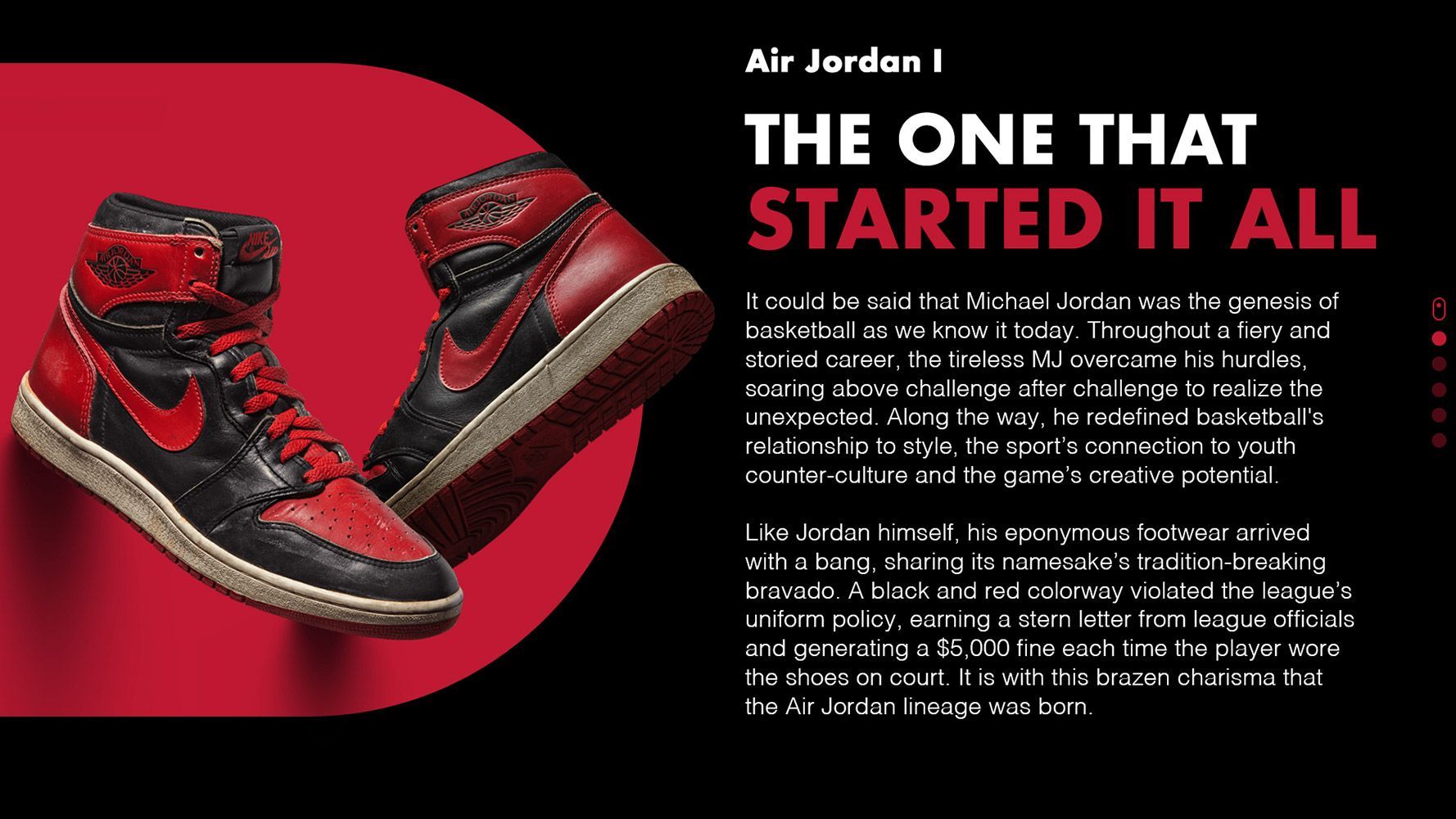 Nike Air Jordan 1 Landing Page Design Case Study Obie Rifai Designs