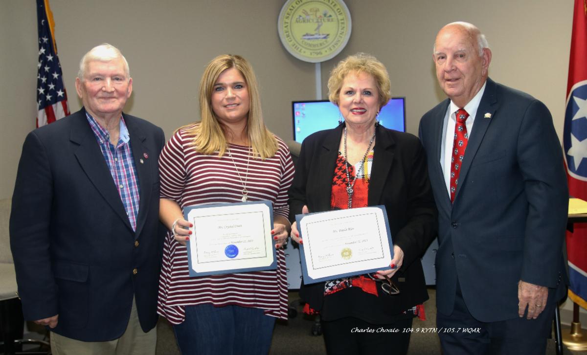 Obion County Officials Recognized