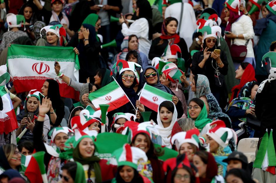 Iranian women attend first soccer match in 40 years SHINE News