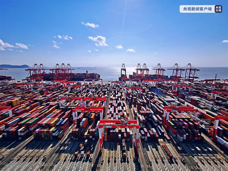 Shanghai retains world No. 1 rank for container throughput SHINE News