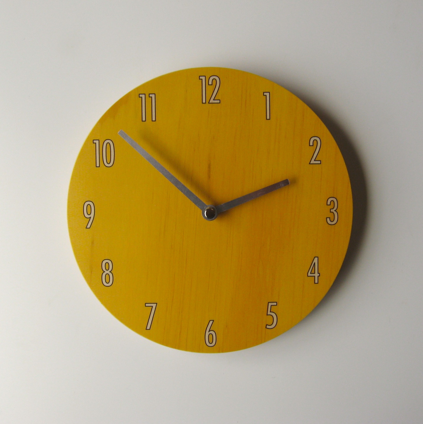 Mustard Shade Wall Clock