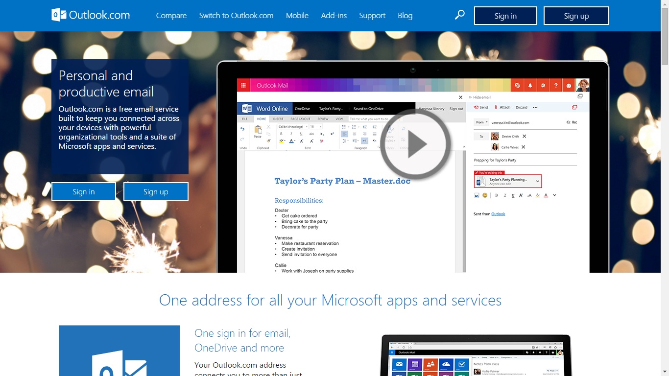Outlook.com Overview – ObjectLens