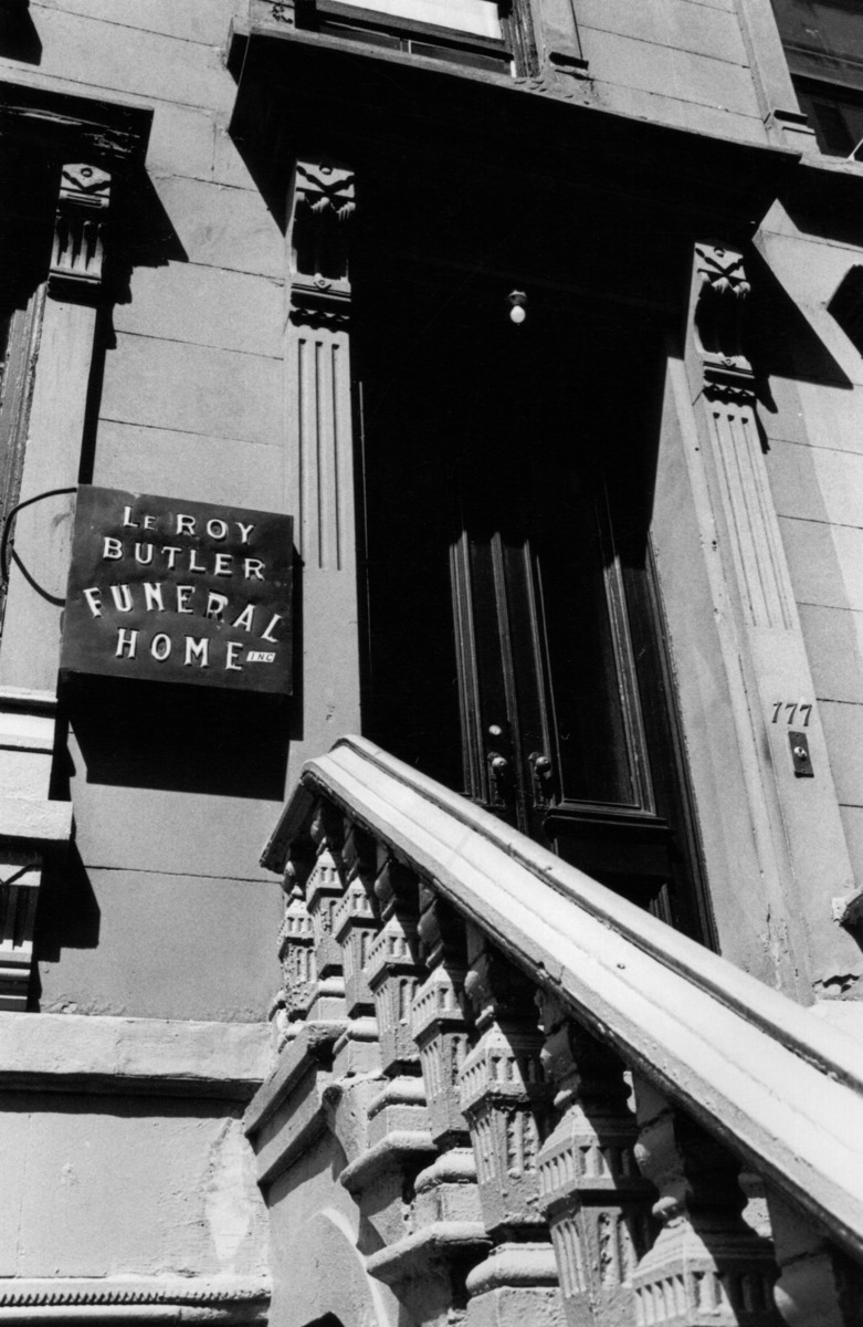 Photography "Leroy's Funeral Parlor 177w 126thst Harlem,NY" (Original art by Albert Neal)