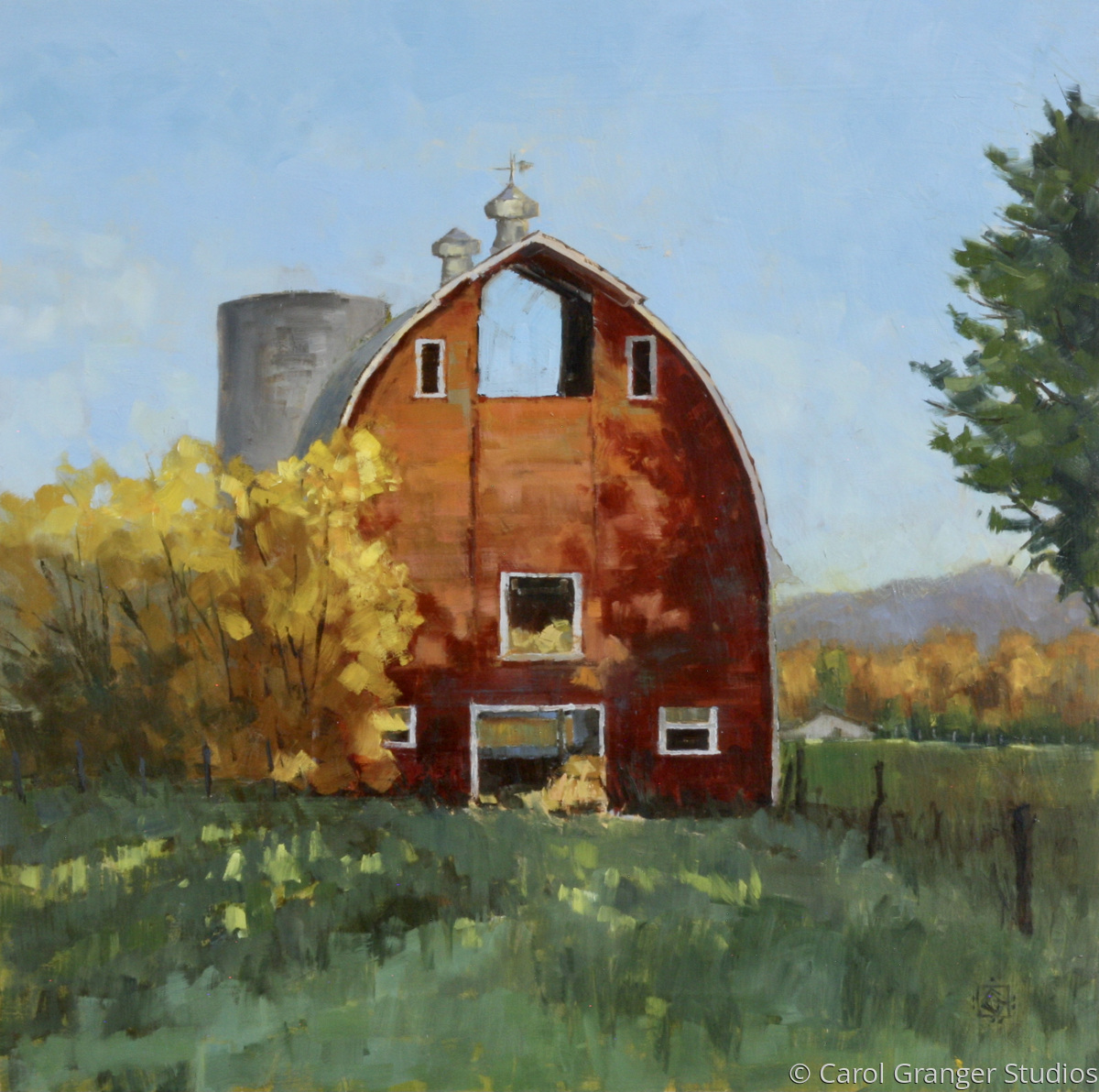 "Wellsville Barn" (Original art by Carol Granger Studios)