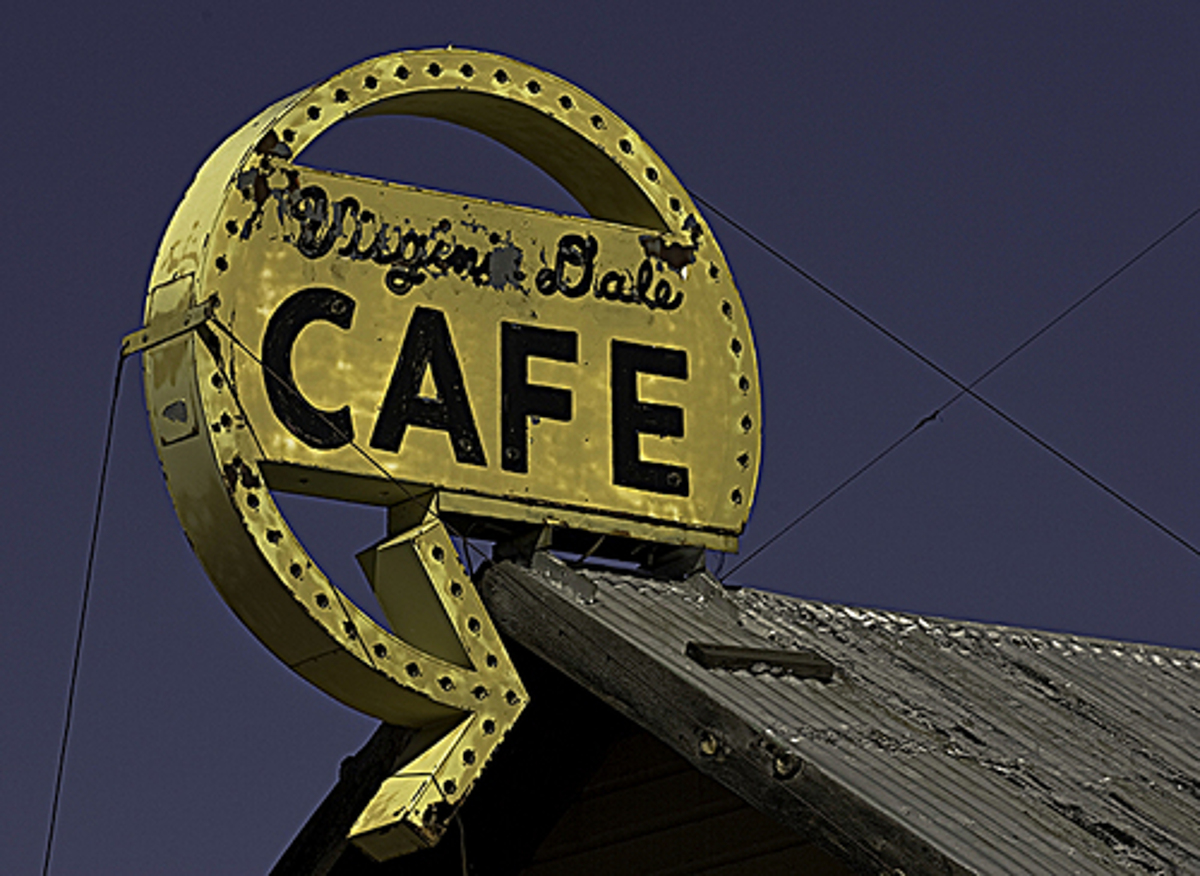 "Virginia Dale Cafe" (Original art by Byron Dudley Photography)