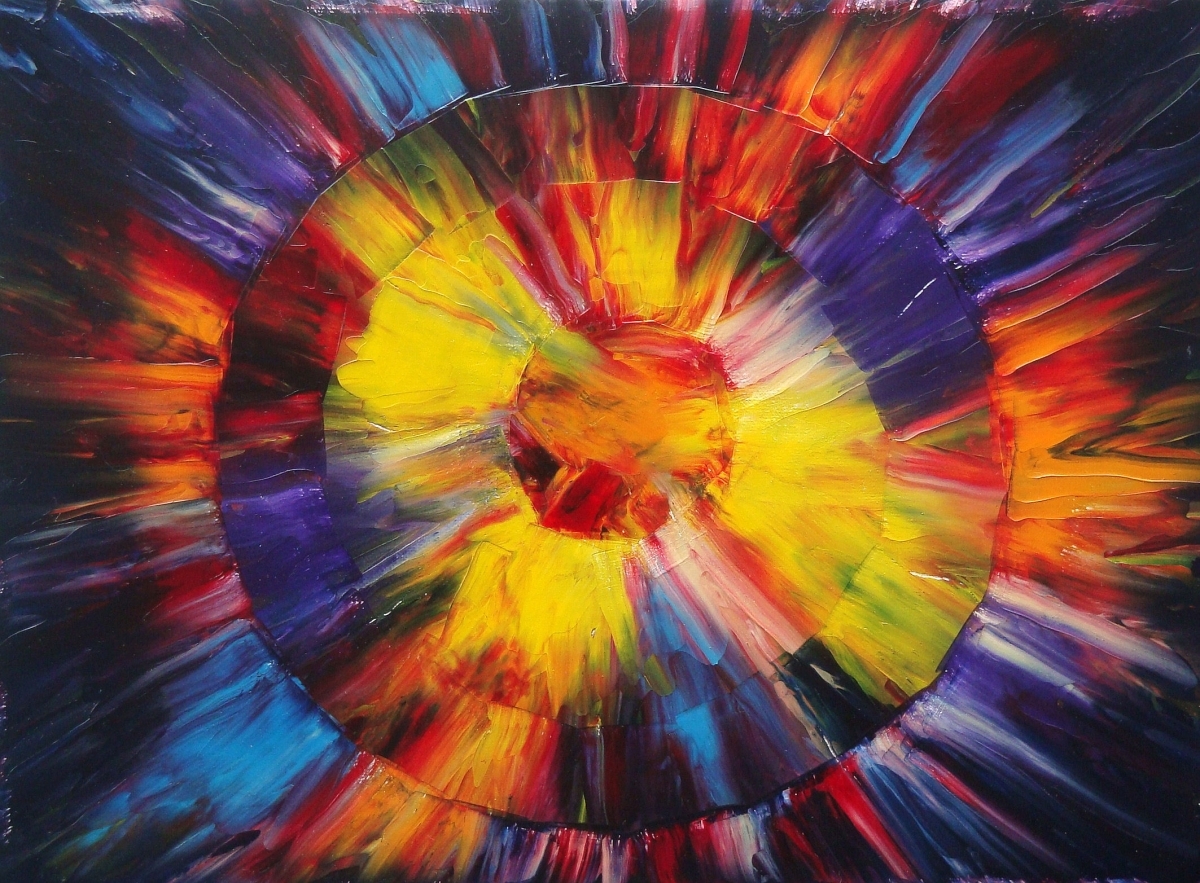 Painting "Starburst" (Original art by Crystal Hover)