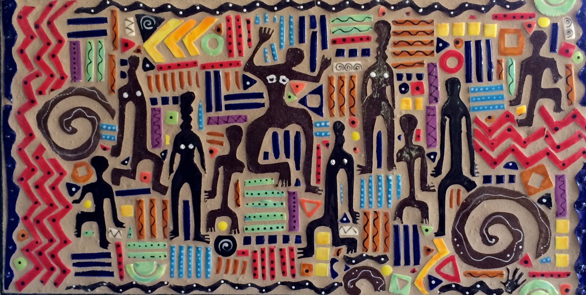 Mosaic "Jambalaya" (Original art by Carol Hegedus)