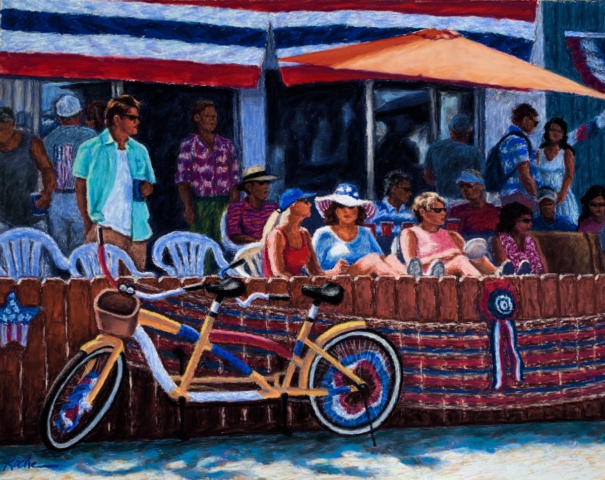 Painting "Fourth of July" (Original art by CHRISTOPHER ROCHE)