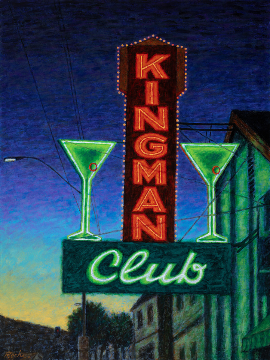 Painting "Kingman Club" (Original art by CHRISTOPHER ROCHE)