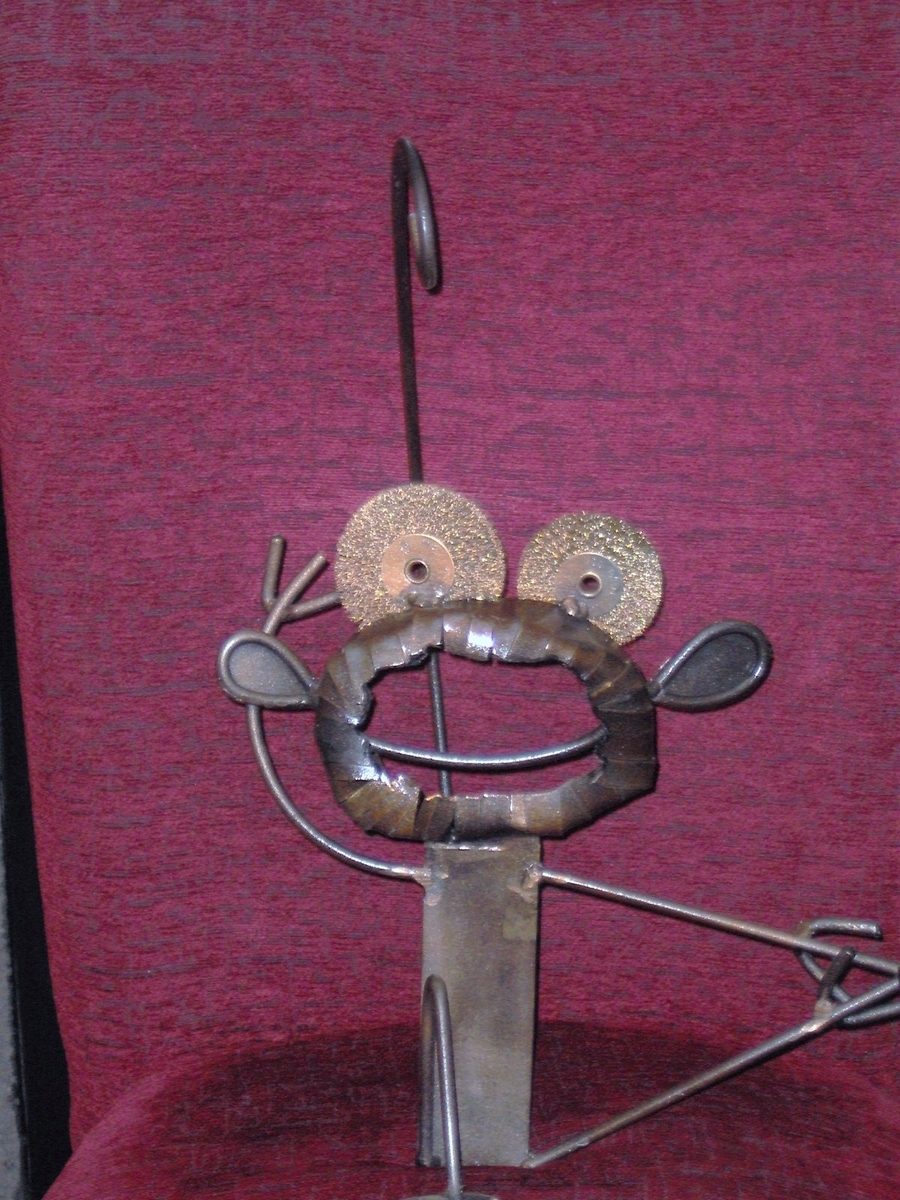 Metal "funny animals " (Original art by Metal Sculptures by Shawn Corder)