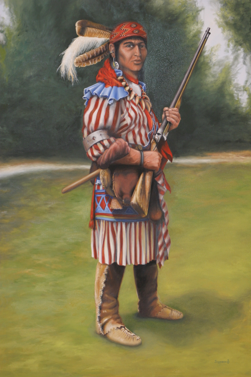 Portrait Oil Paintings Coacoochee by Ellen Jones