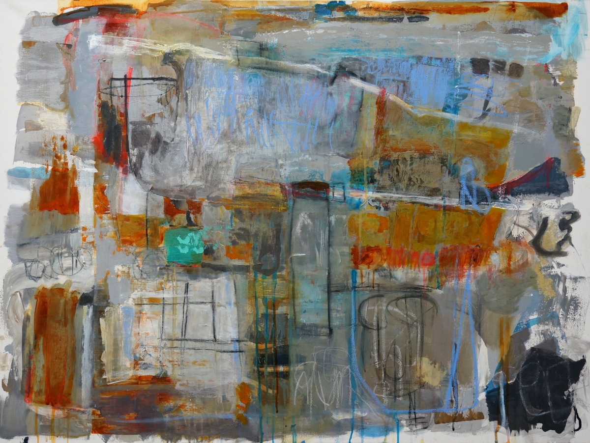 "downtown" (Original art by Emily Van Horn)