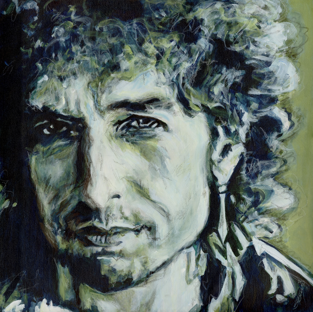 Painting "I Could Hold You For A Million Years. Bob Dylan" (Original