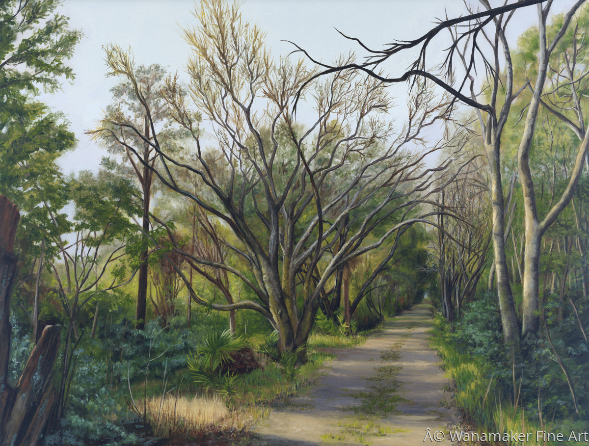 Painting "Southern Woodlands" (Original art by Wanamaker Fine Art)