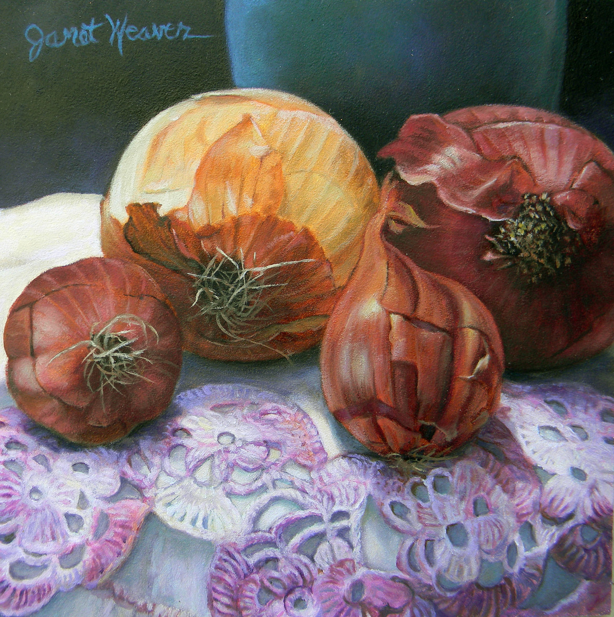 Painting "Onions III" (Original art by Artist Weaver)