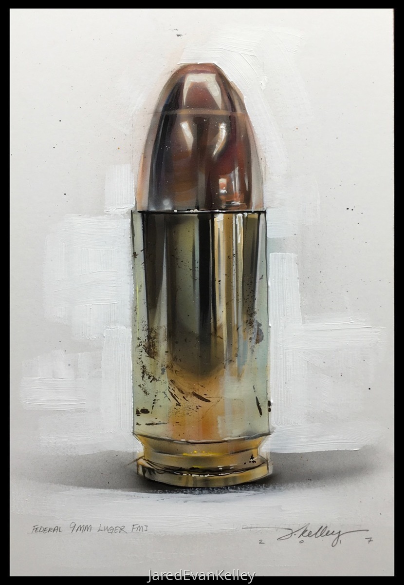 Painting "9mm Bullet" (Original art by Jared Kelley)