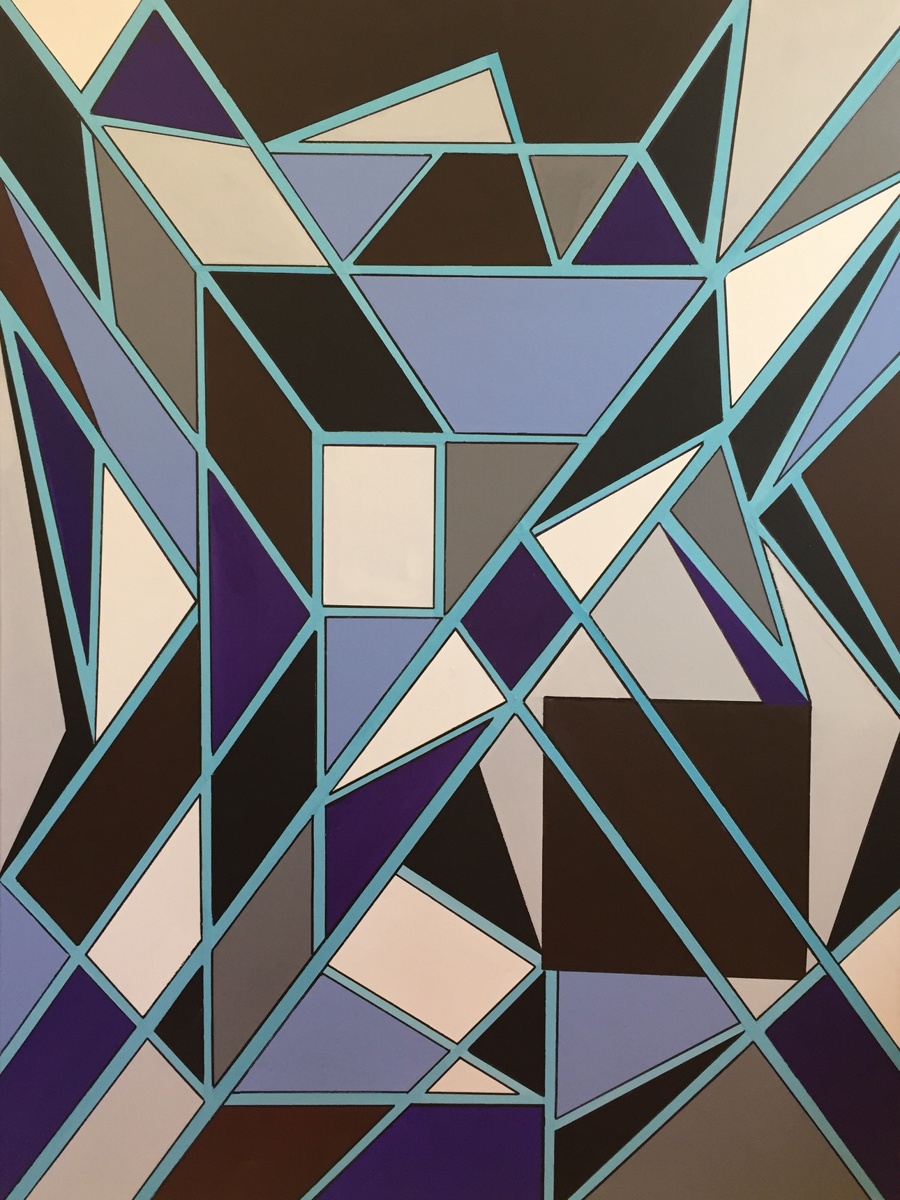 Painting "Crosscurrents" (Original art by John J. Sandy Studio)