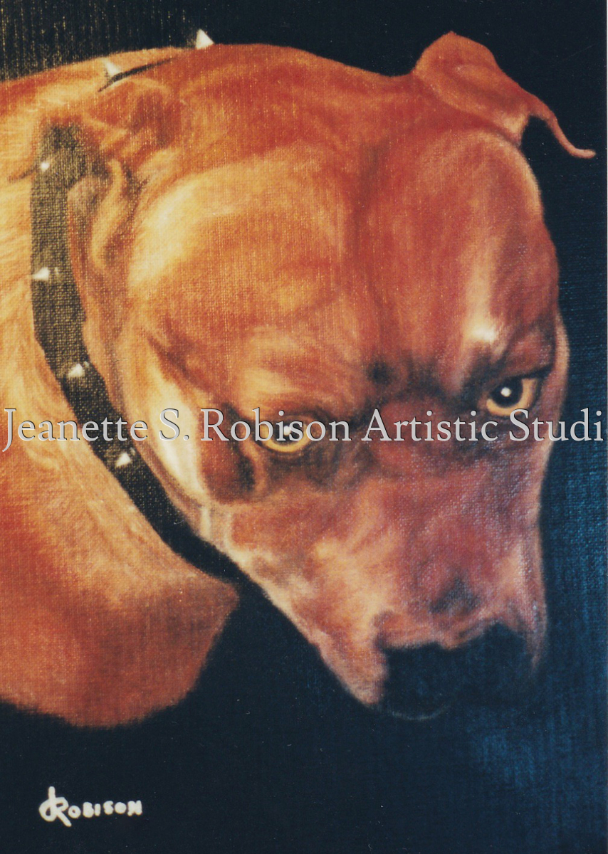 "Roscoe" (Original art by S. Robison Artistic Studios)