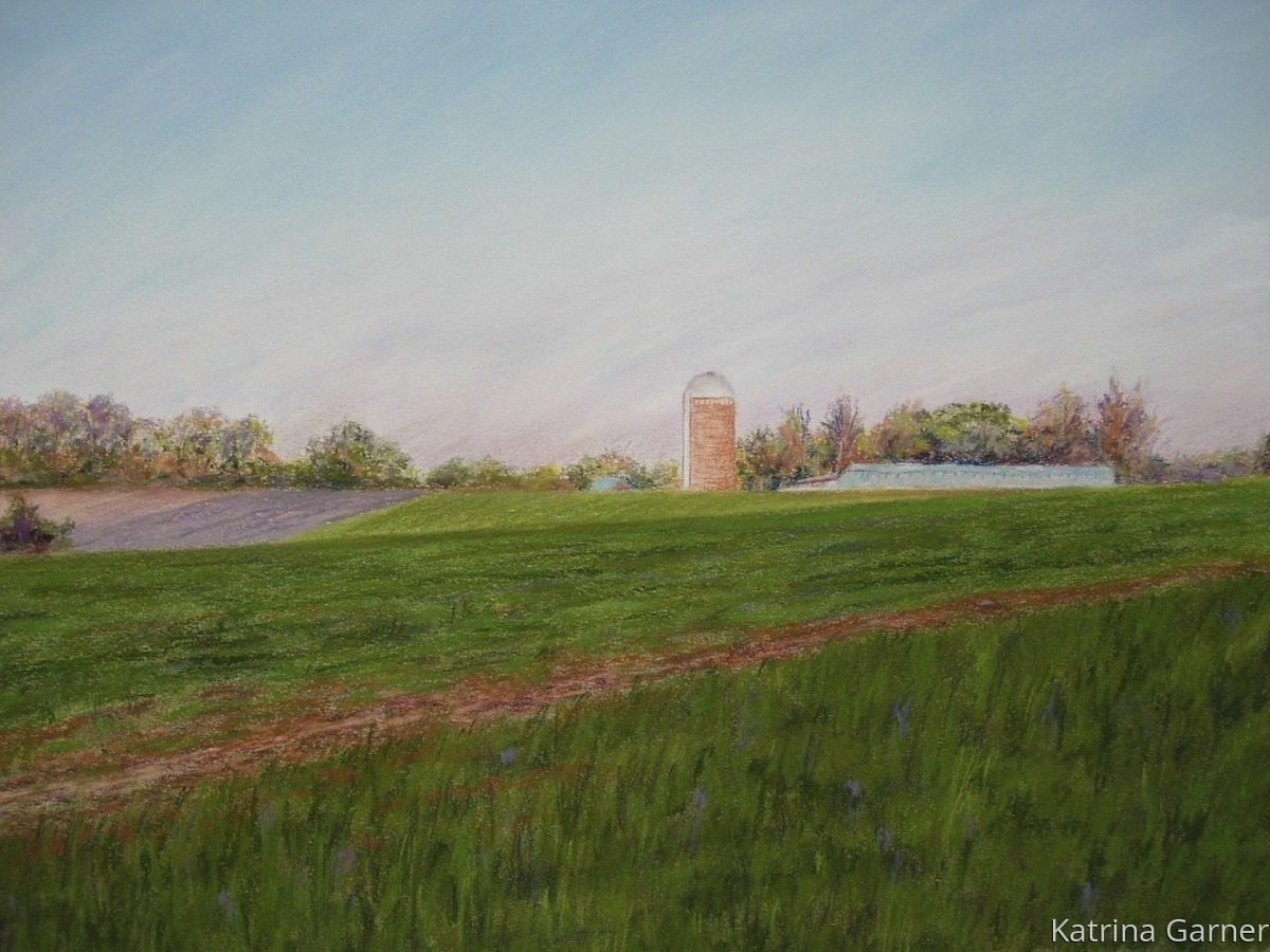 Painting "Ivanhoe Road 4a" (Original art by Katrina Garner)