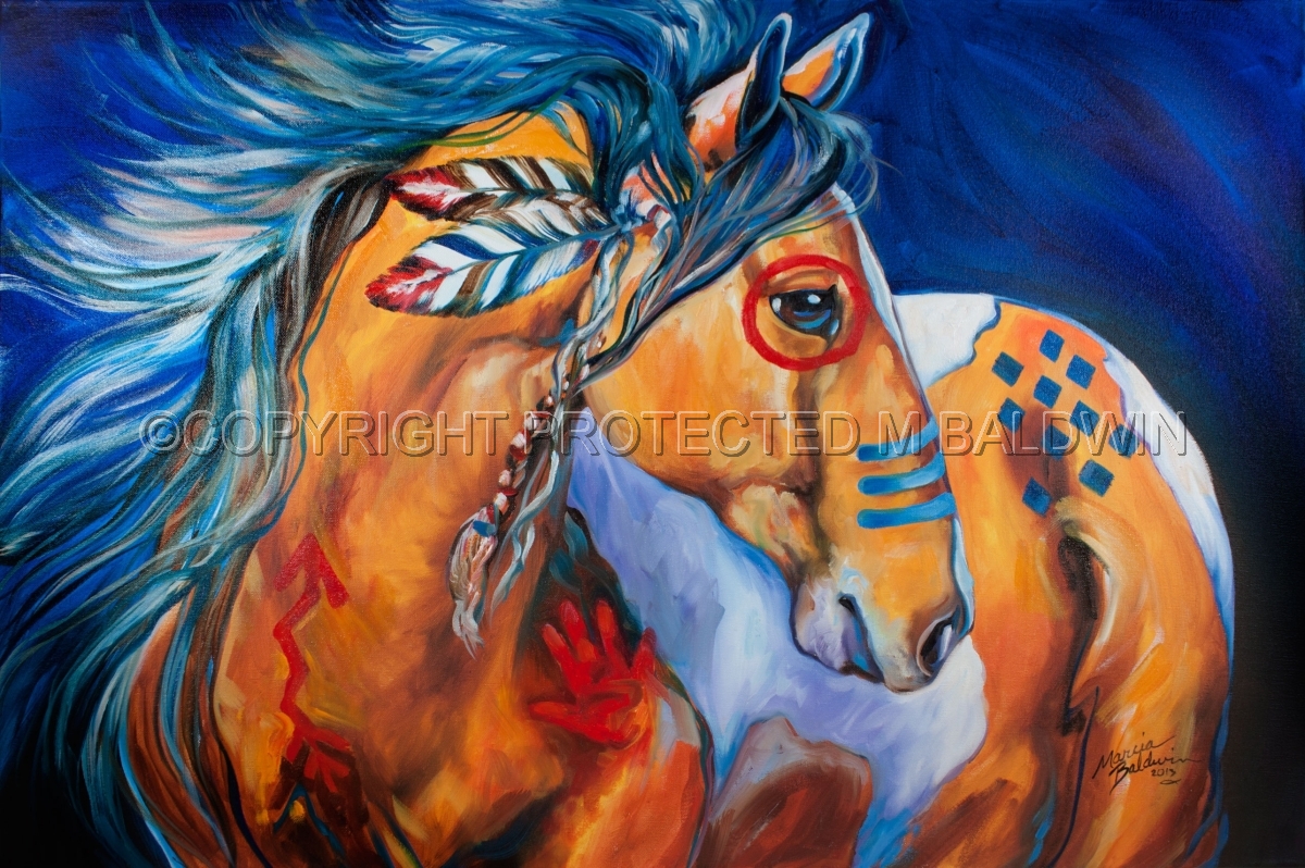 Indian War Paint Horse