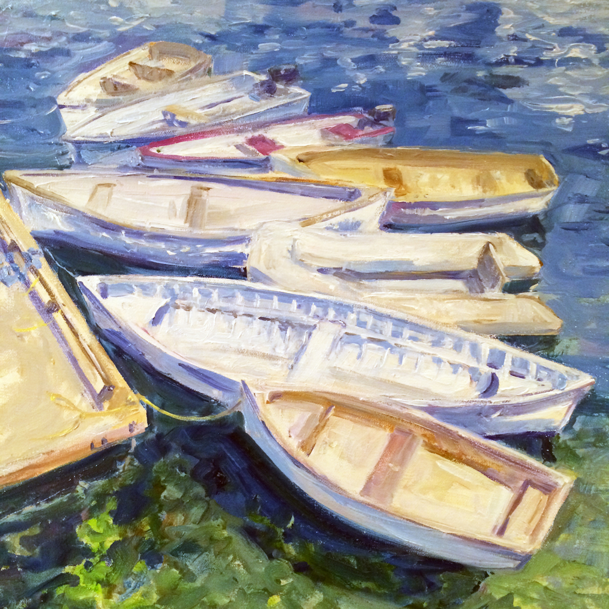 "Boat Dock" (Original art by Myles Cavanaugh)