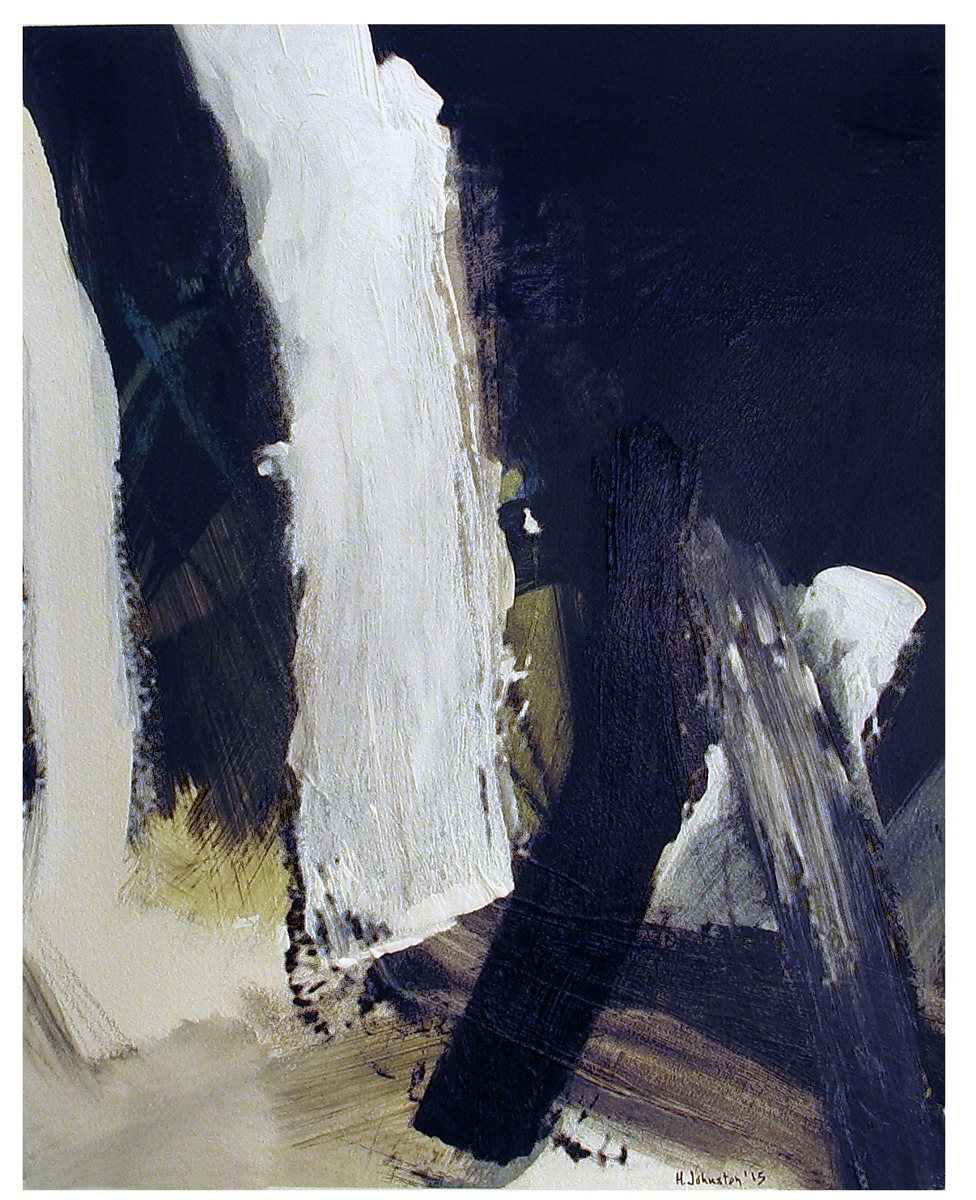 Mixed Media "Black and White" (Original art by Marius Johnston Mixed