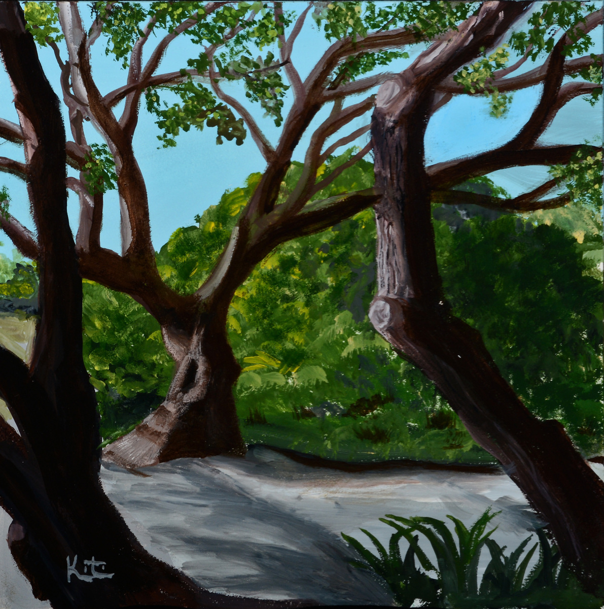 "Grayton Beach 1" (Original art by Michael Kitei Studio)