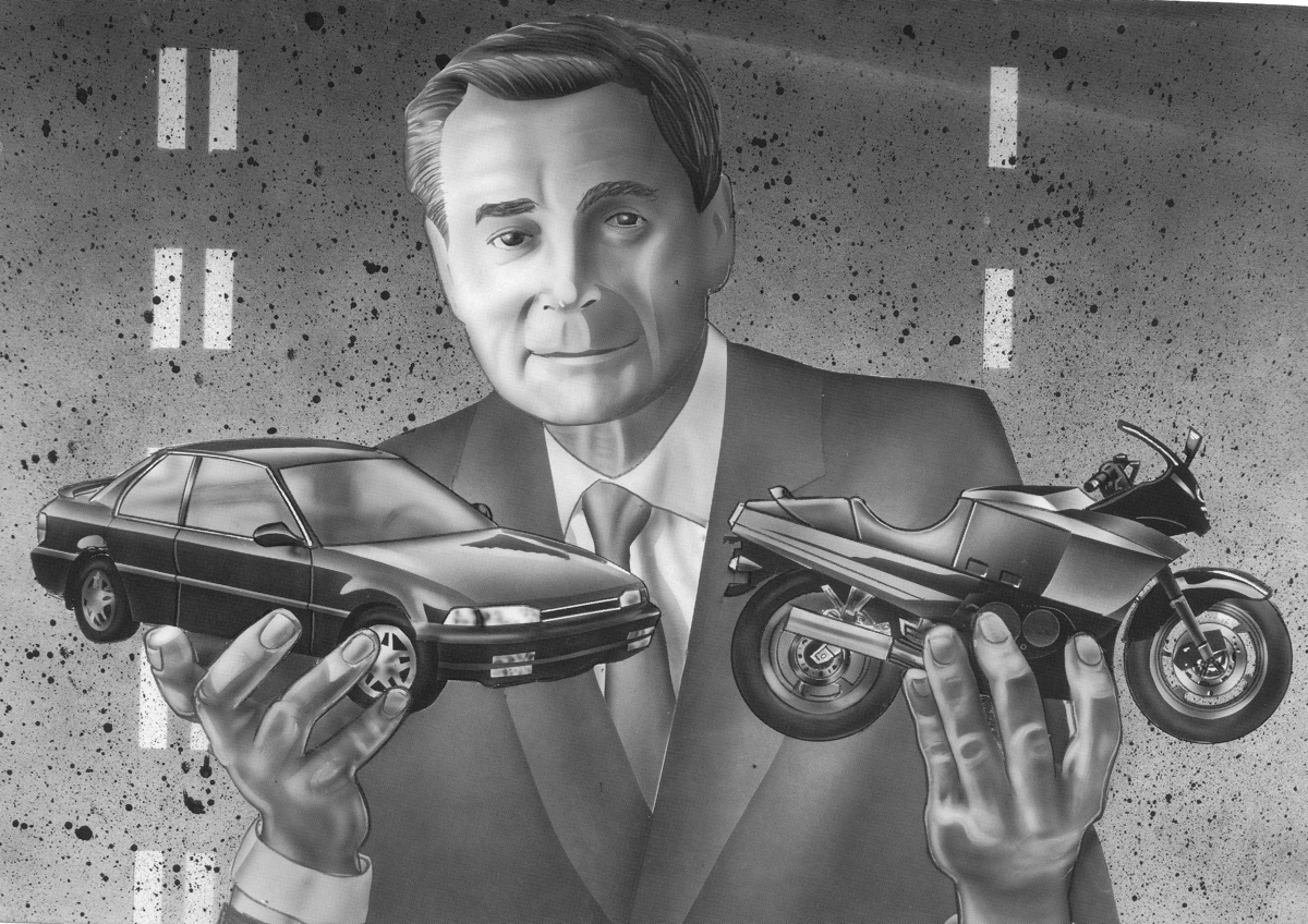 "car dealer" (Original art by Peter Bartczak)