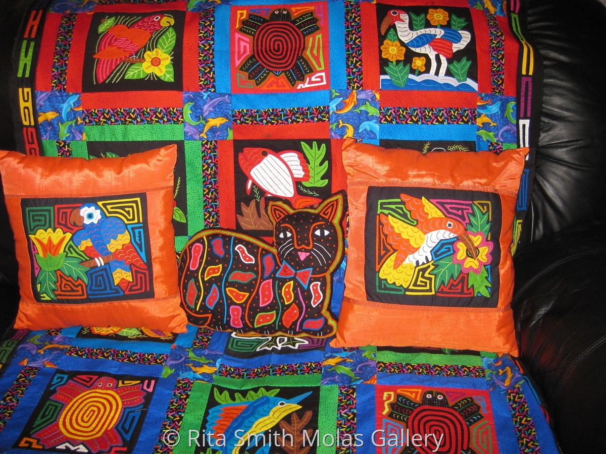"Mola Quilt Art Kunas San Blas Panama 294" (Original art by Mola Art