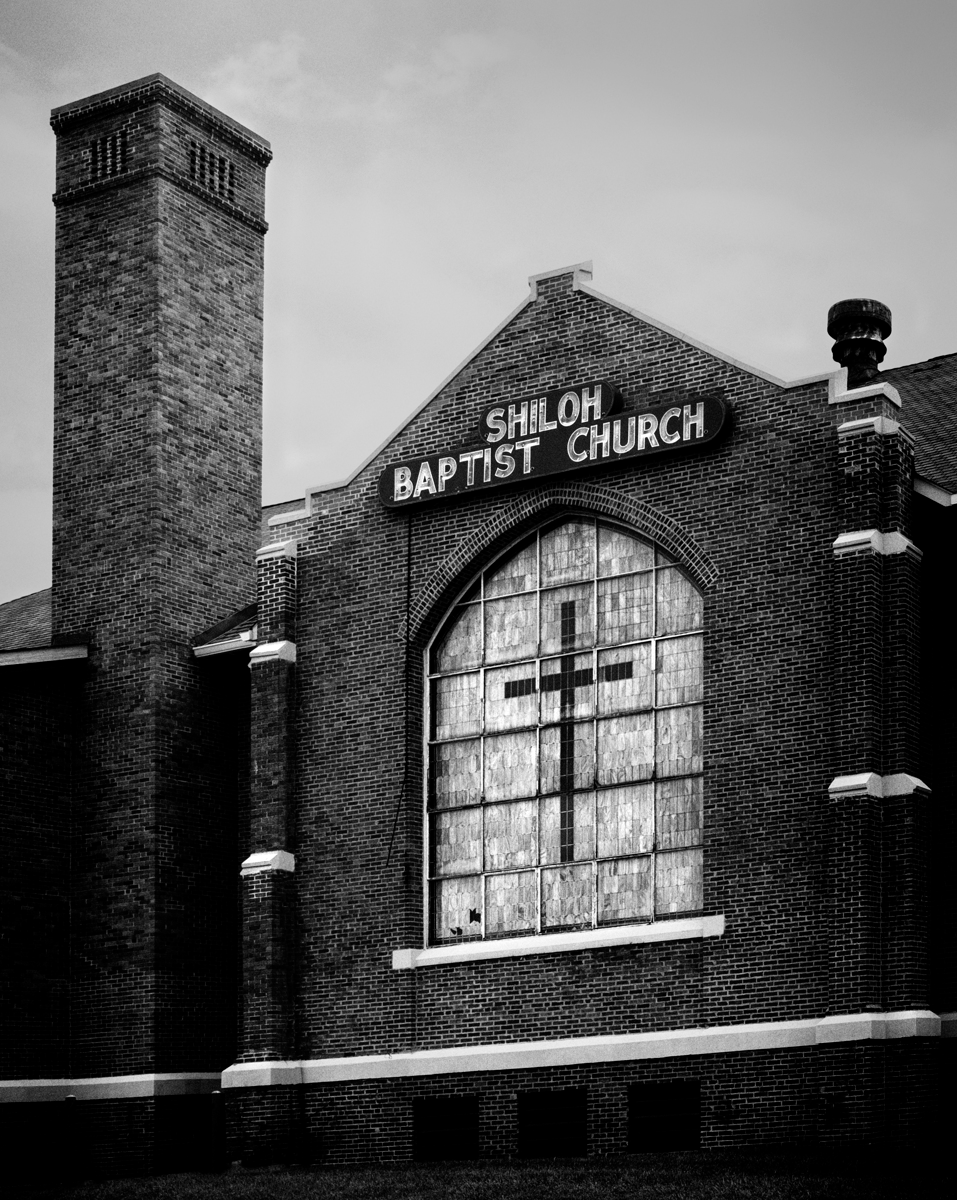 "Shiloh Baptist Church, 2017" (Original art by Scott Alan Brill)