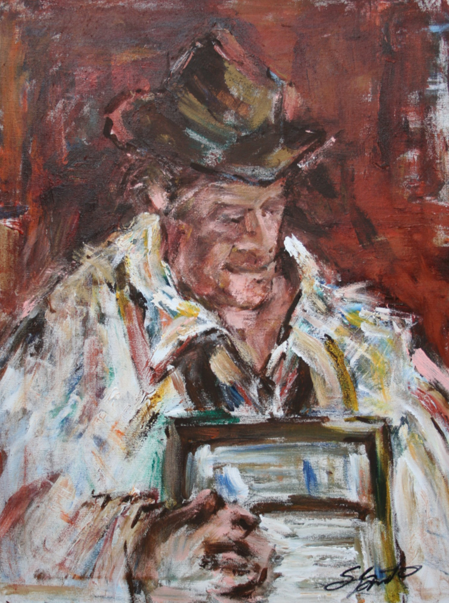 "Washboard Serenade" (Original art by S.G. Smith)